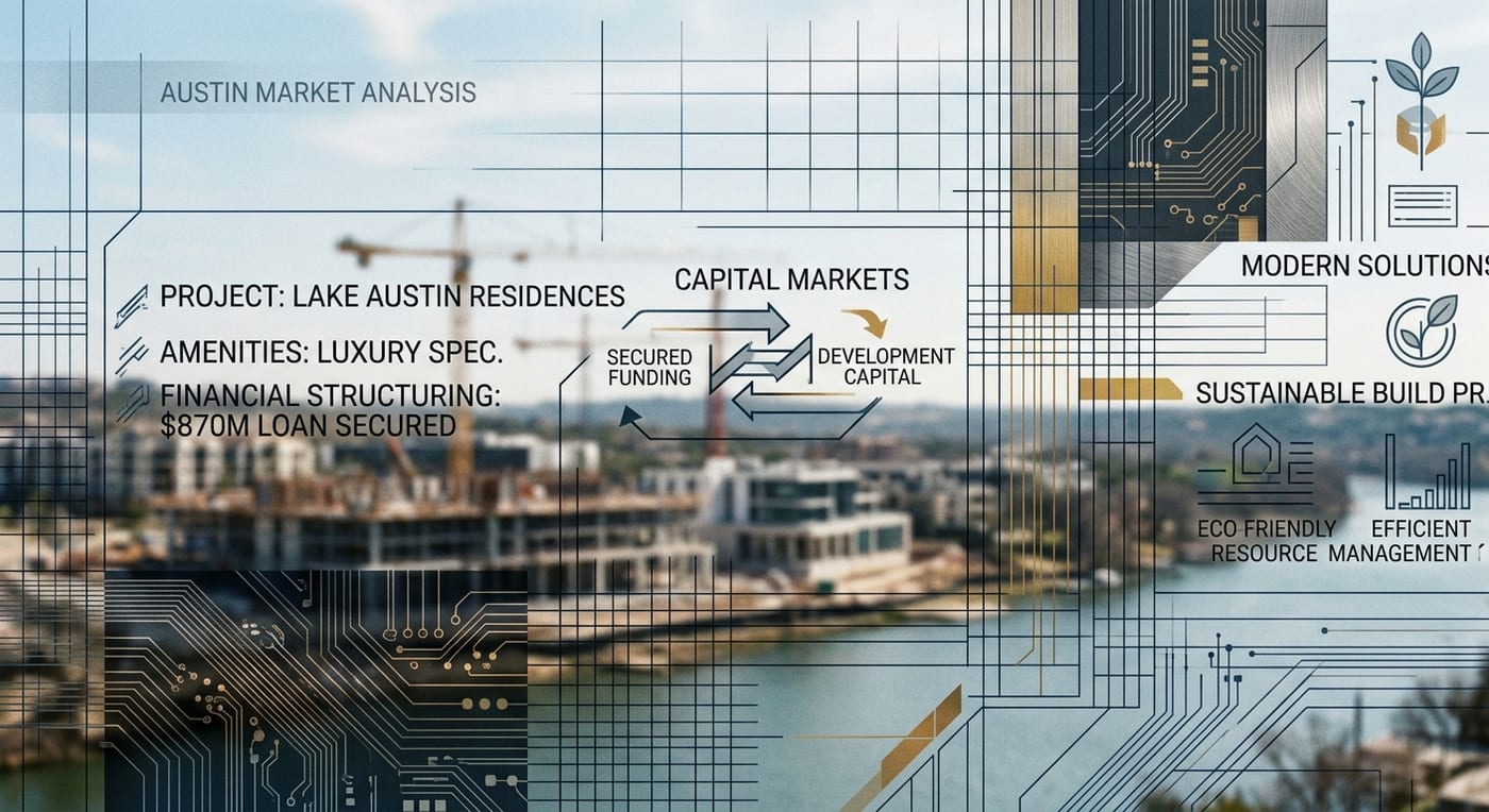 JLL Secures $870 Million Loan for Luxurious Four Seasons Residences in Austin's Growing Market
