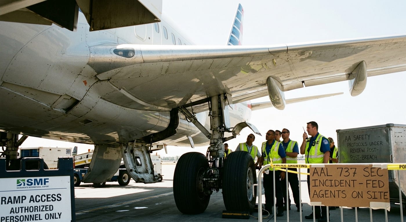 Security Breach at Sacramento Airport Involves American Airlines Flight and Explosive Materials