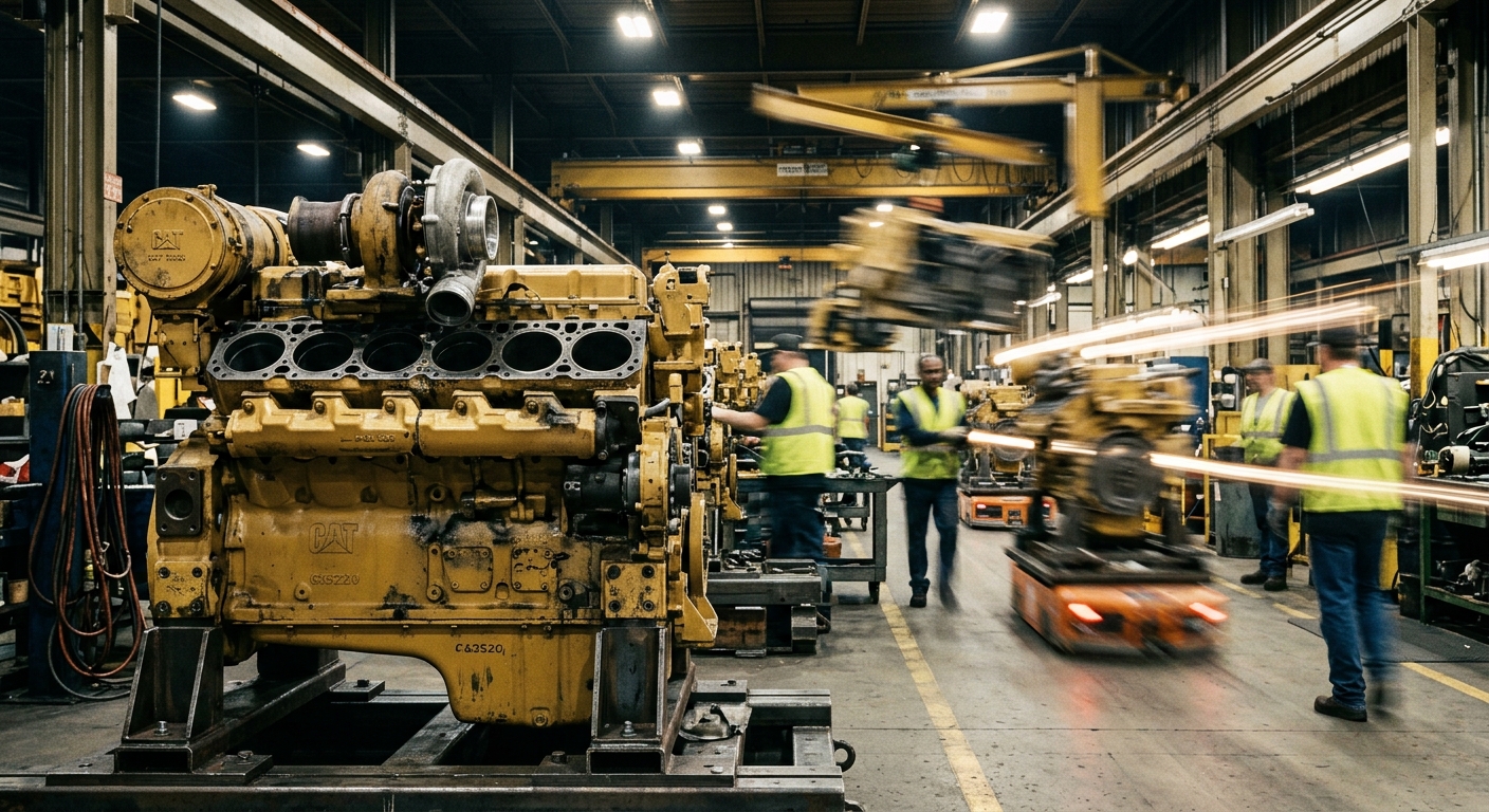 Caterpillar Reports 22% Sales Surge Amid Rising Demand for AI Power-Generation Solutions