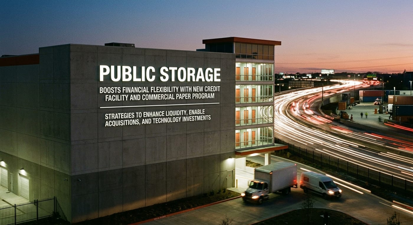 Public Storage Boosts Financial Flexibility with New Credit Facility and Commercial Paper Program