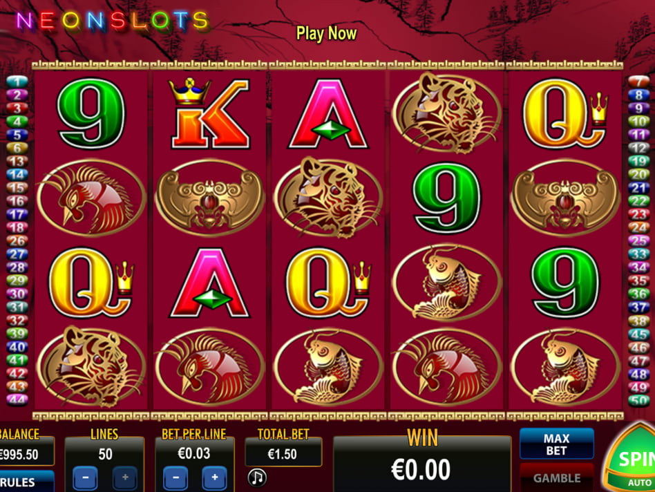 50 Dragons slot game