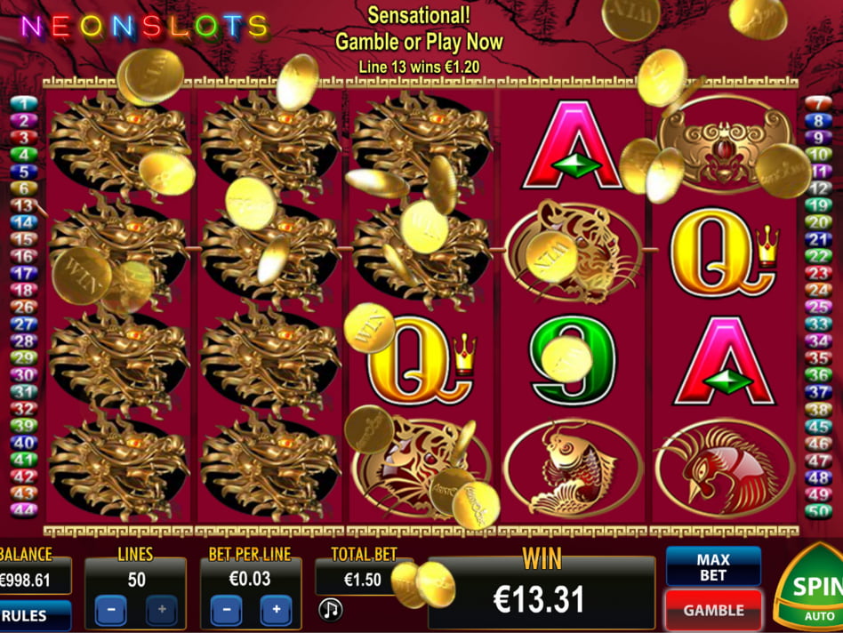 50 Dragons slot game