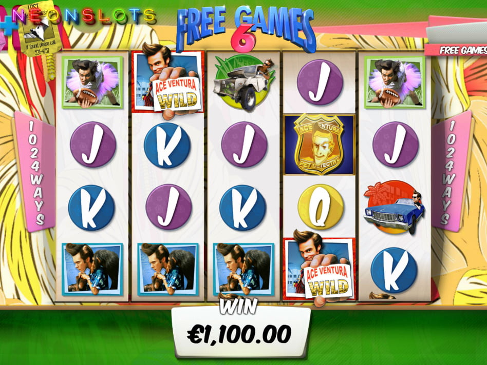 Ace Ventura screenplay Ace Ventura slot game