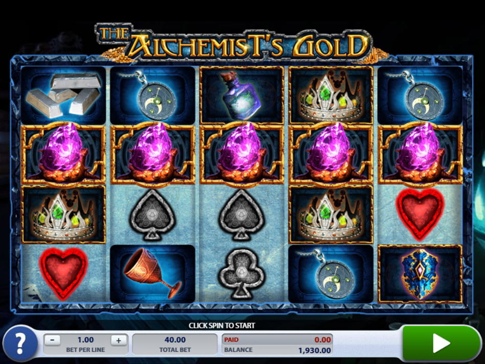 Alchemist's Gold screenplay Alchemist's Gold slot game