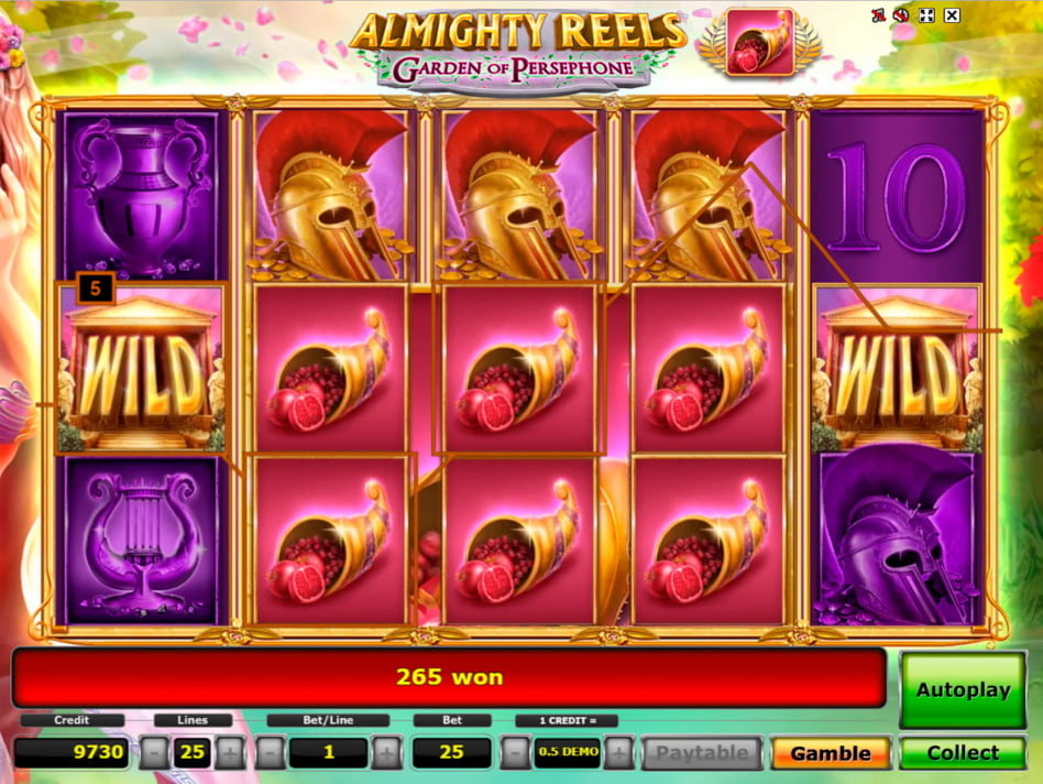 Almighty Reels Garden of Persephone slot game