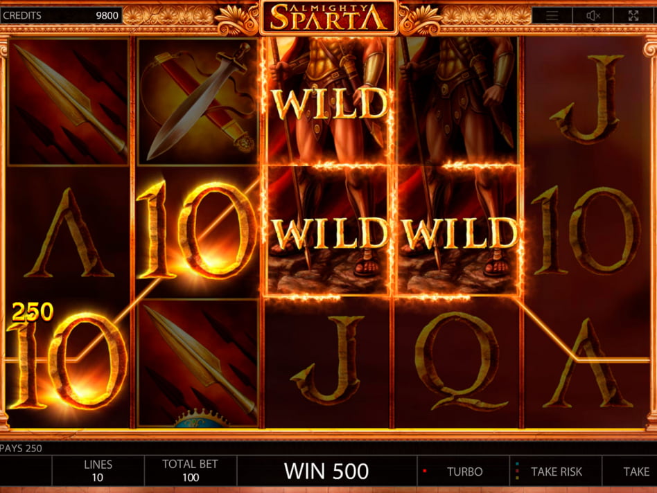 Almighty Sparta screenplay Almighty Sparta slot game