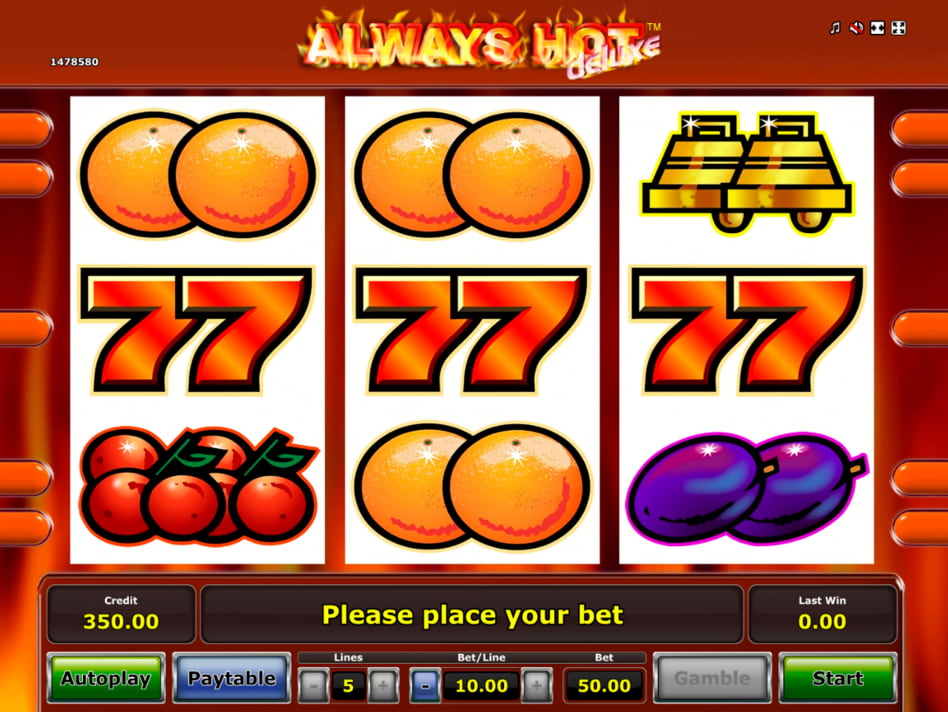 Always Hot deluxe slot game