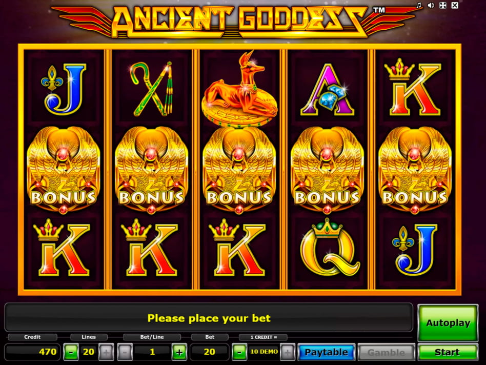 Ancient Goddess slot game