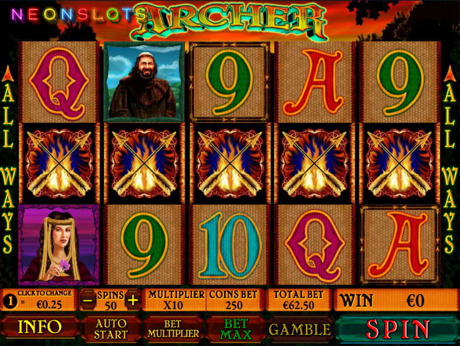 Archer slot game