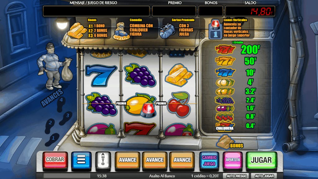 Asalto al banco slot game