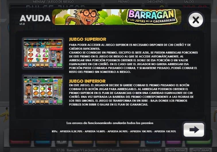 Barragan y Las Joyas De La Cacharreria slot game
