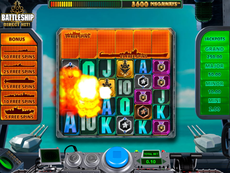 Battleship Direct Hit slot game