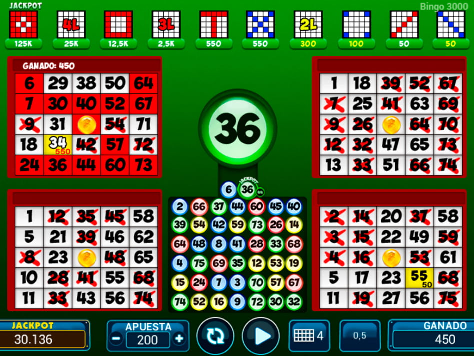 Bingo 3000 slot game