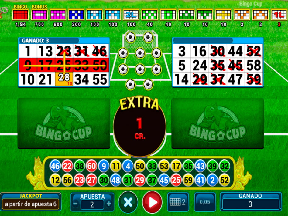 Bingo Cup slot game