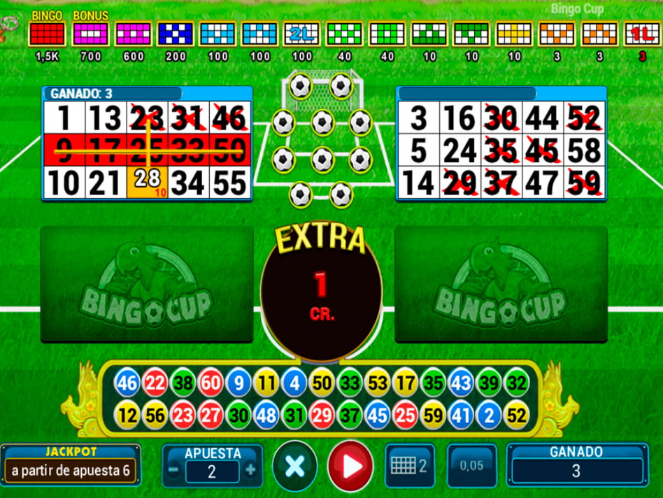 Bingo Cup screenplay Bingo Cup slot game