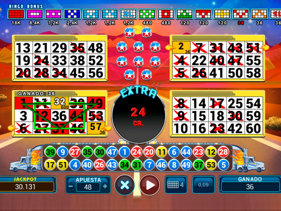 Bingo Trucks slot game