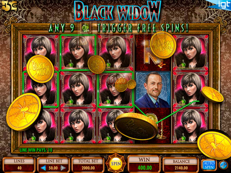 Black Widow slot game