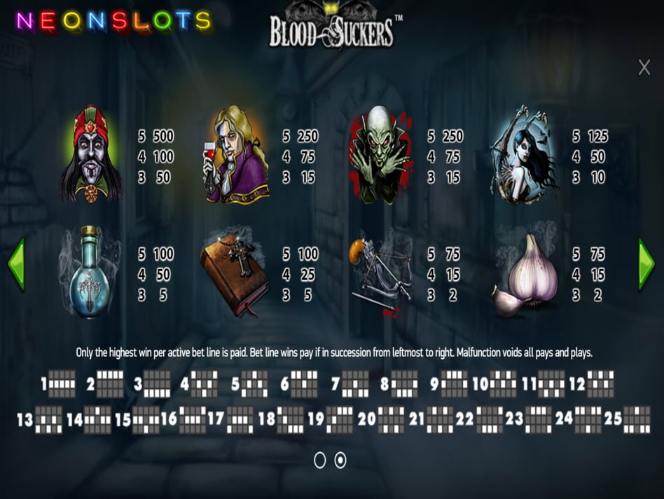 Blood Suckers slot game