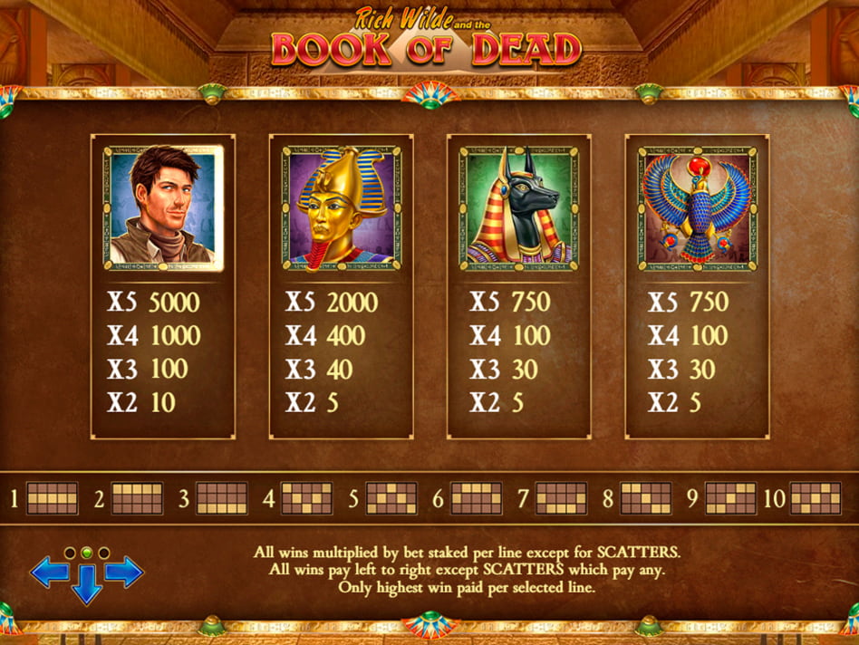 Book of Dead slot game