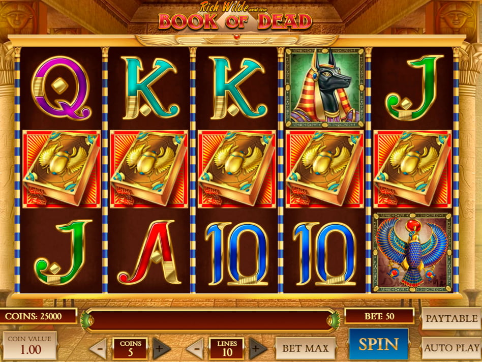 Book of Dead slot game