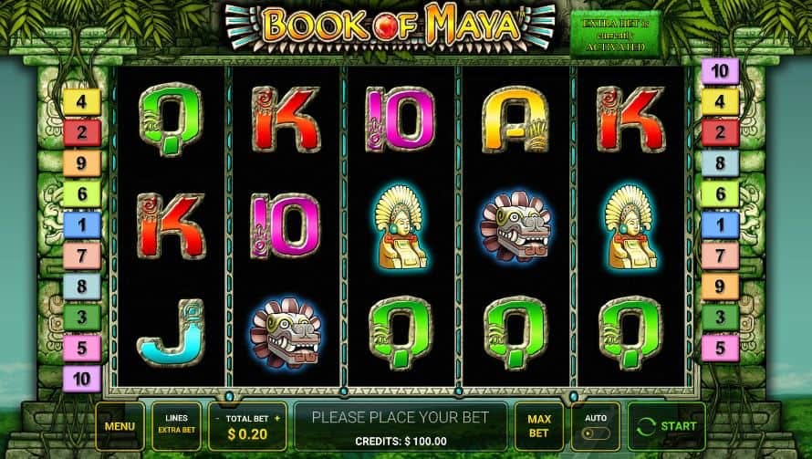 Book of Maya slot game