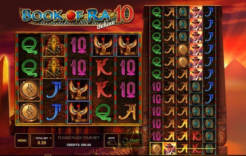 Book of Ra Deluxe 10 slot game