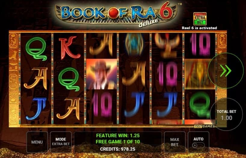 Book of Ra deluxe 6 slot game