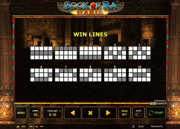 Book of Ra Magic slot game