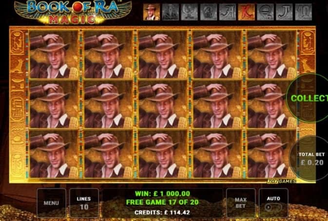 Book of Ra Magic slot game