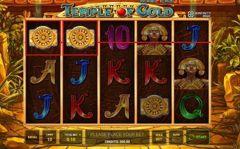 Book of Ra Temple of Gold slot game