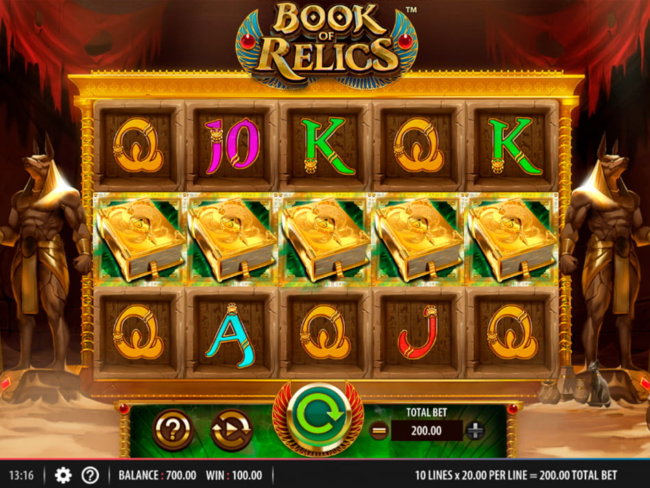 Book of Relics screenplay Book of Relics slot game