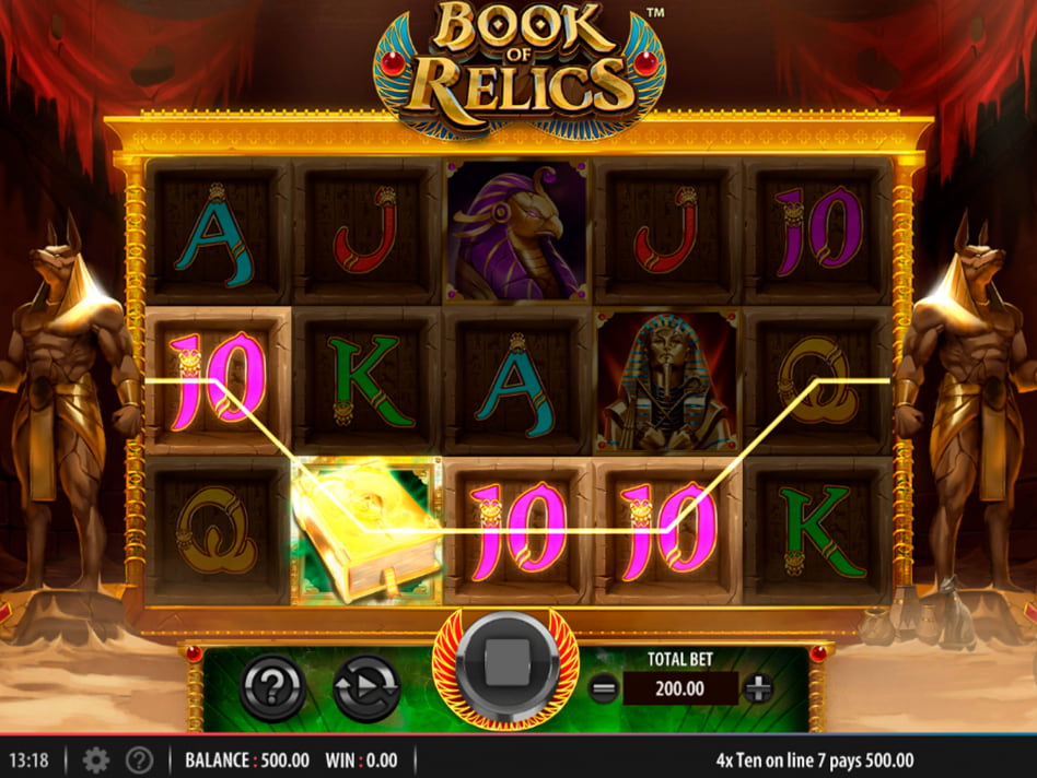 Book of Relics slot game