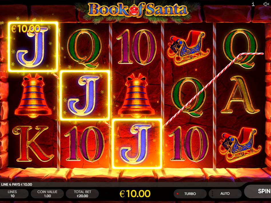 Book of Santa screenplay Book of Santa slot game