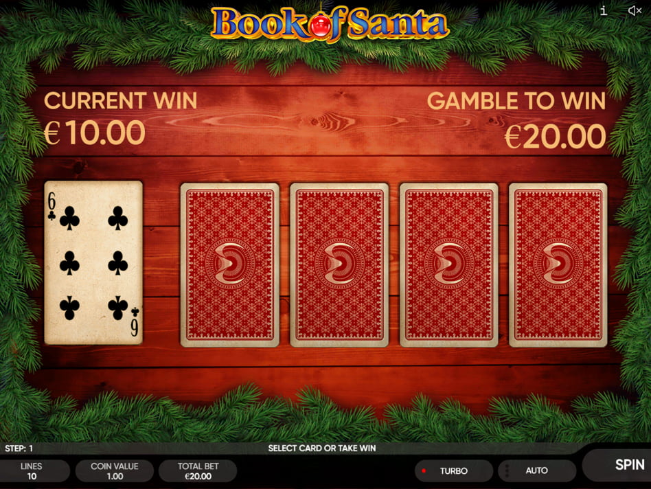 Book of Santa slot game