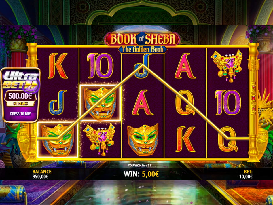 Book of Sheba screenplay Book of Sheba slot game