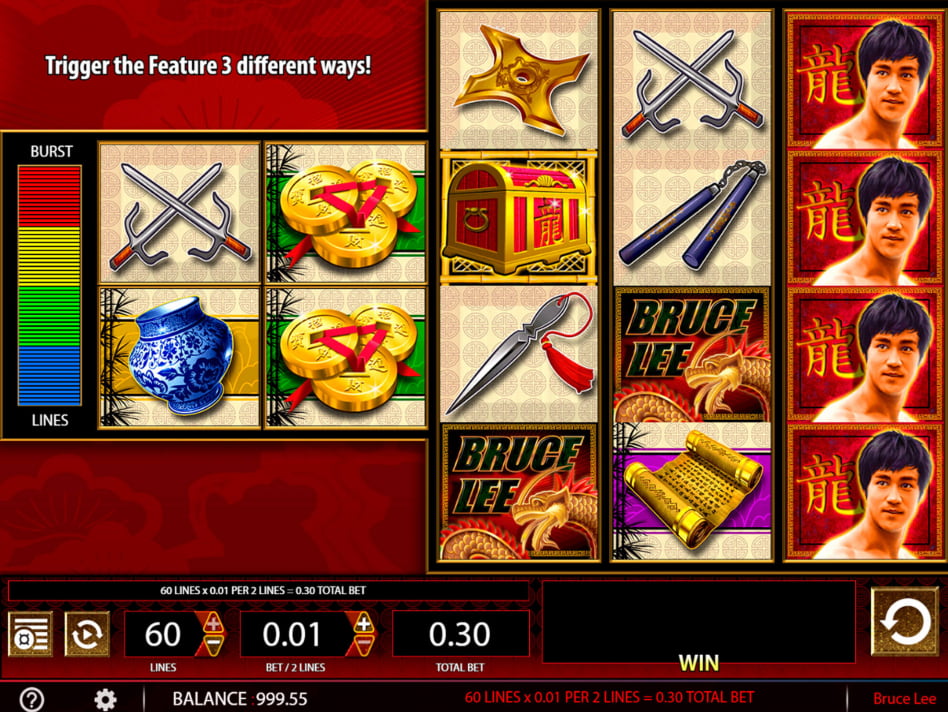 Bruce Lee screenplay Bruce Lee slot game