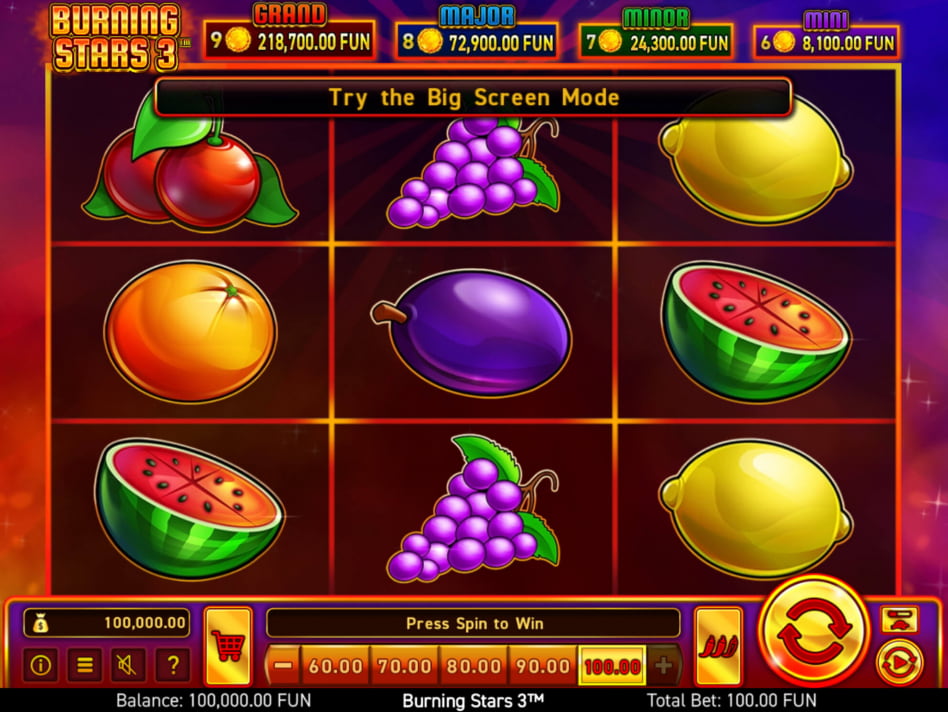 Burning Stars 3 slot game