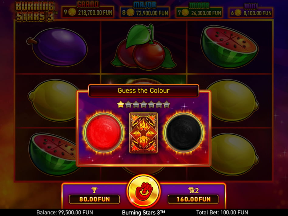 Burning Stars 3 slot game