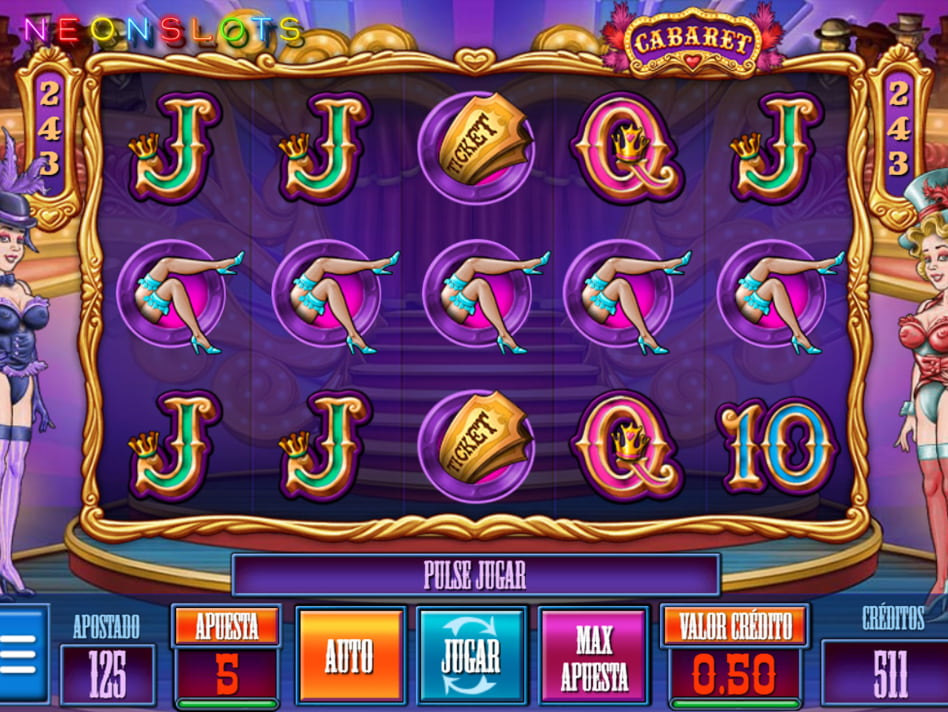 Cabaret slot game