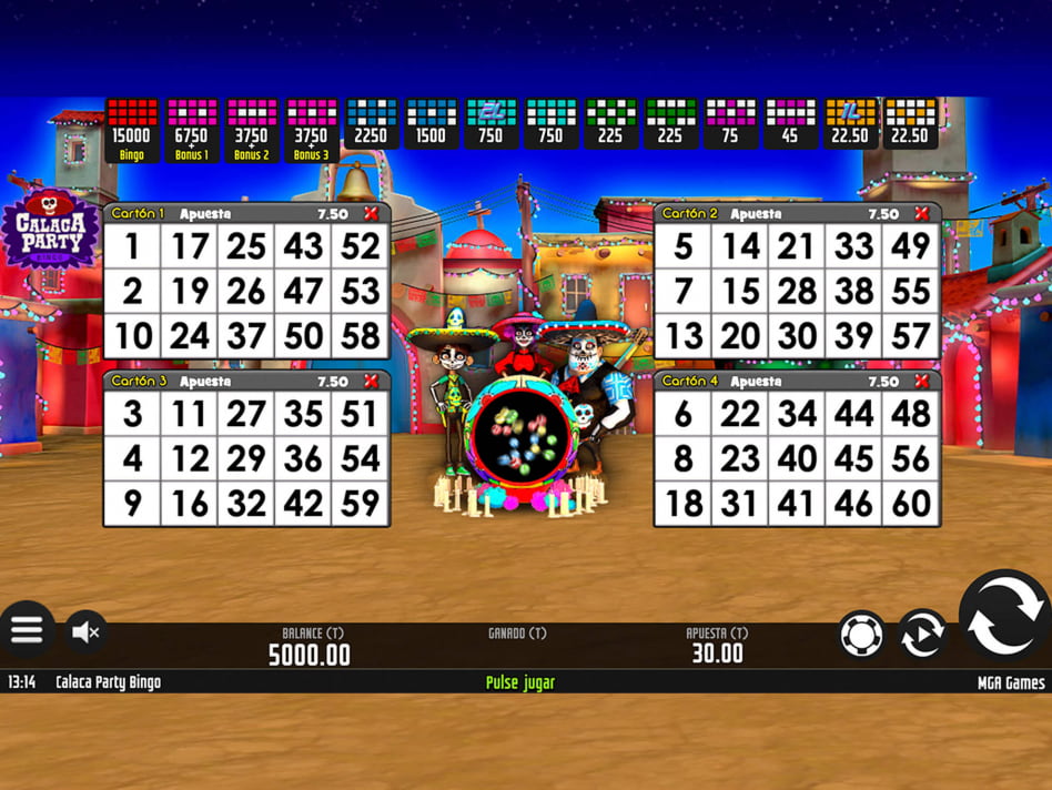 Calaca Party Bingo slot game