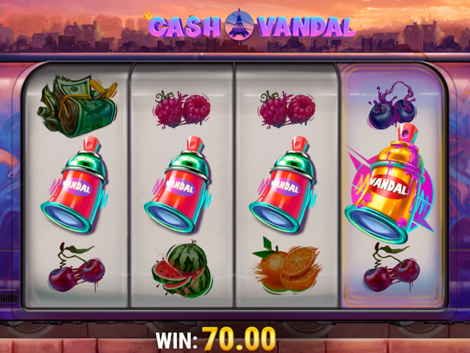Cash Vandal screenplay Cash Vandal slot game