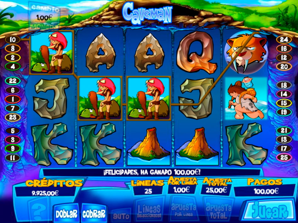 Caveman screenplay Caveman slot game
