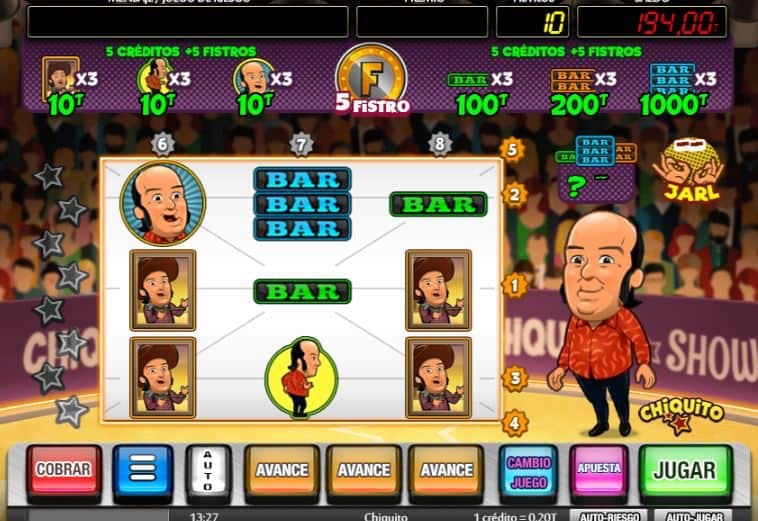 Chiquito slot game