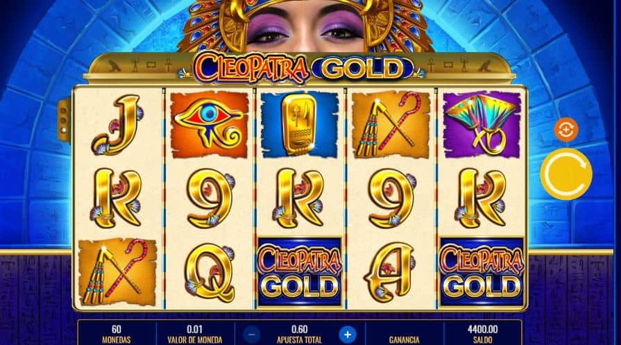 Cleopatra Gold screenplay Cleopatra Gold slot game
