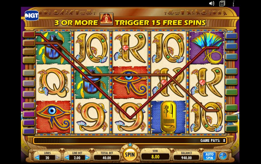 Cleopatra slot game