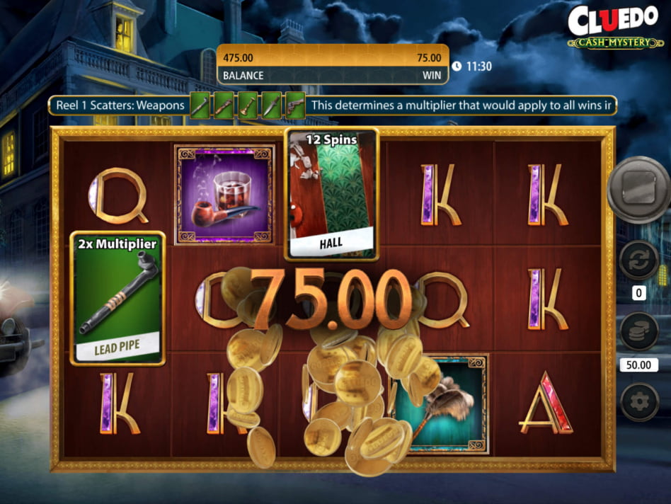 Cluedo Cash Mystery slot game