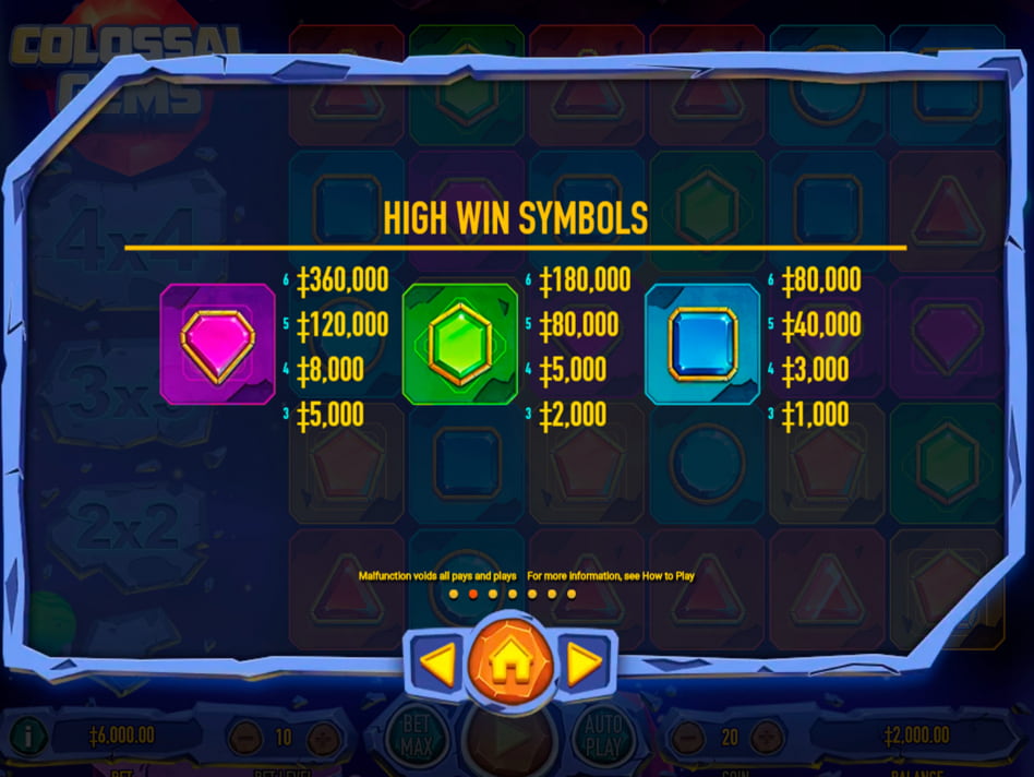 Colossal Gems slot game