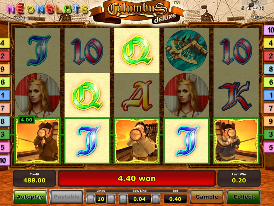 Columbus deluxe screenplay Columbus deluxe slot game