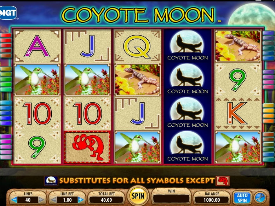 Coyote Moon slot game