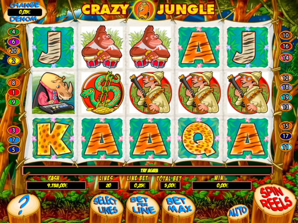 Crazy Jungle slot game